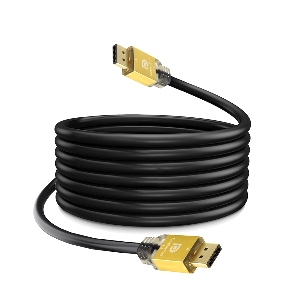 Cable DisplayPort de 3 Metros v1.4 Lancom ZZ-DPTDP4K-3M Soporta Resoluciones 8K@60Hz 4K@144Hz  - 32.4Gbps  - HDR - 3D