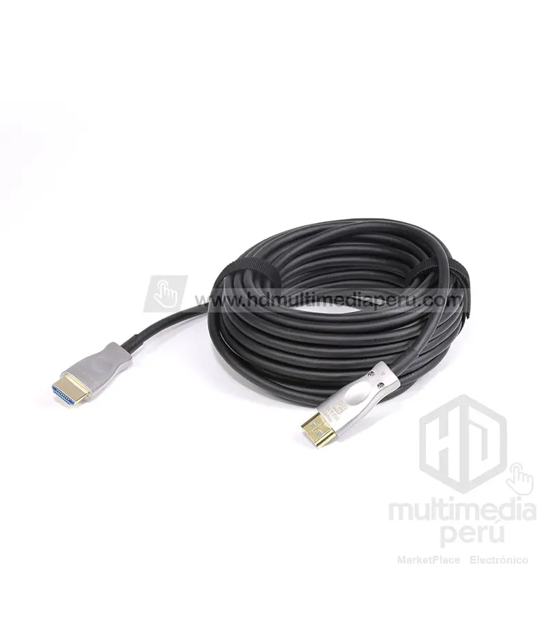 Cable HDMI de 20 MT en Fibra Óptica 8K Delcom DAOC020 Cable HDMI 8K de 20 MT V2.1 en Fibra Óptica AOC -  8K  Delcom DAOC020