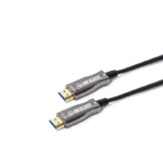 Cable HDMI de 20MT en Fibra Óptica LANCOM AOC-BK-20M Cable HDMI OPTICO de 20M 4K UHD, Cable por Fibra OPTICA de 20 metros HDMI 4K Ultra HD 4:4:4 Lancom AOC-BK-20M