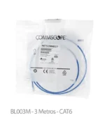 Cable Patch Cord Cat6 de 3M Commscope NPC06UZDB BL003M 960079048