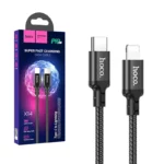 Cable USB C a Iphone Lightning de 1mt - HOCO X14 Cable Lightning de 1 Metro para Data & Carga HOCO X14