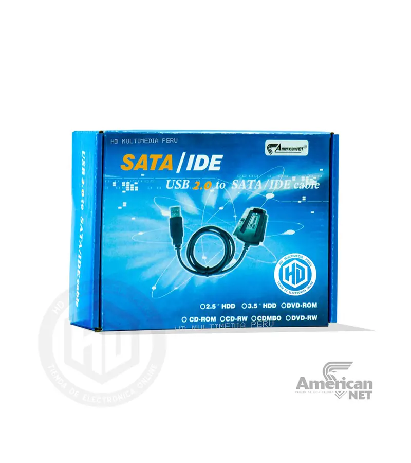 Convertidor IDE SATA a USB 2.0 American NET GP-155-ISU