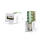 Keystone USB 2.0 con Bornera para Placa de Pared AC-TM115602 Jack Tipo SL USB 2.0 con Borneras para WallPlate