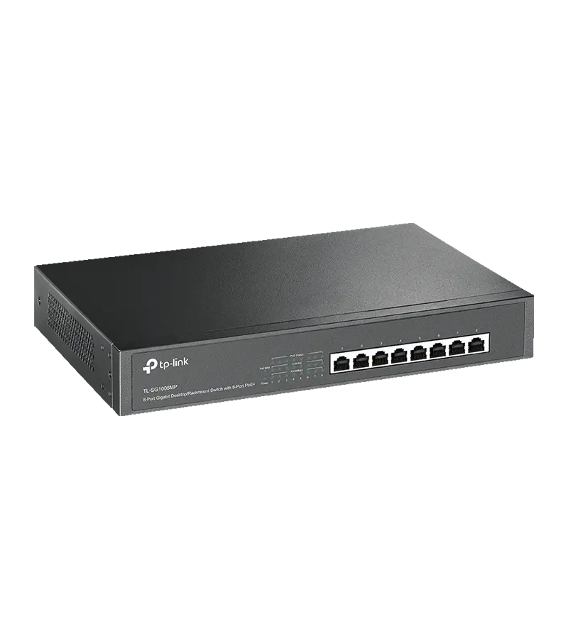 TL-SG1008MP Switch de 8 puertos Gigabit con PoE+ para escritorio y Rackeable