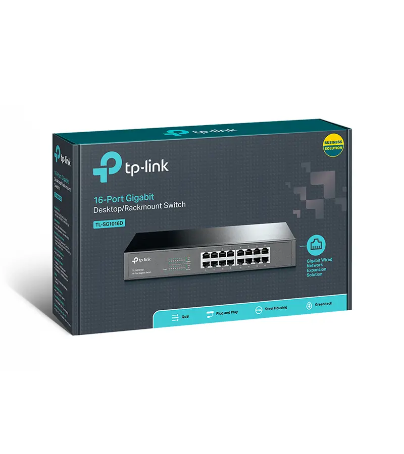 TL-SG1016D Switch Rackeable de 16 puertos Gigabit TP-Link
