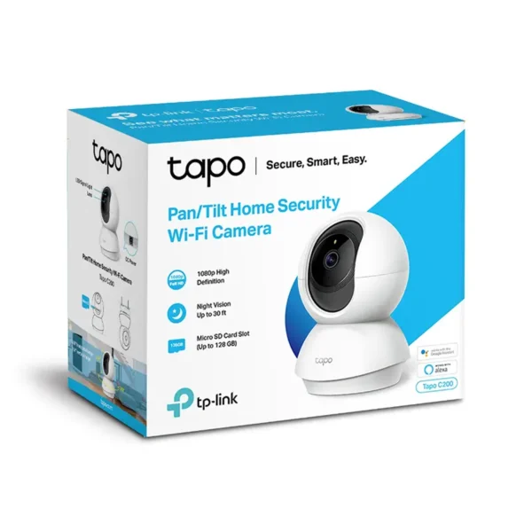 Tapo C200 Cámara Inalámbrica Full HD Giratoria con Audio - TP-Link, Cámara de Seguridad Wifi TP-Link Tapo C200,