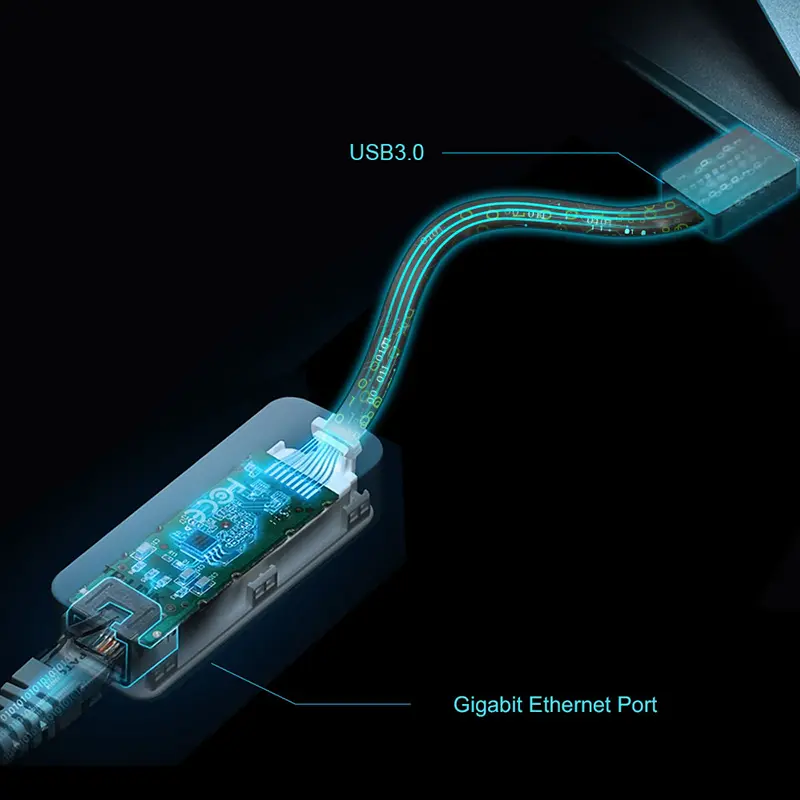Adaptador USB 3.0 a RED, Puerto Gigabit, Compatible con Nintendo Switch, UE306 TP-Link Adaptador de red USB 3.0 a Gigabit Ethernet