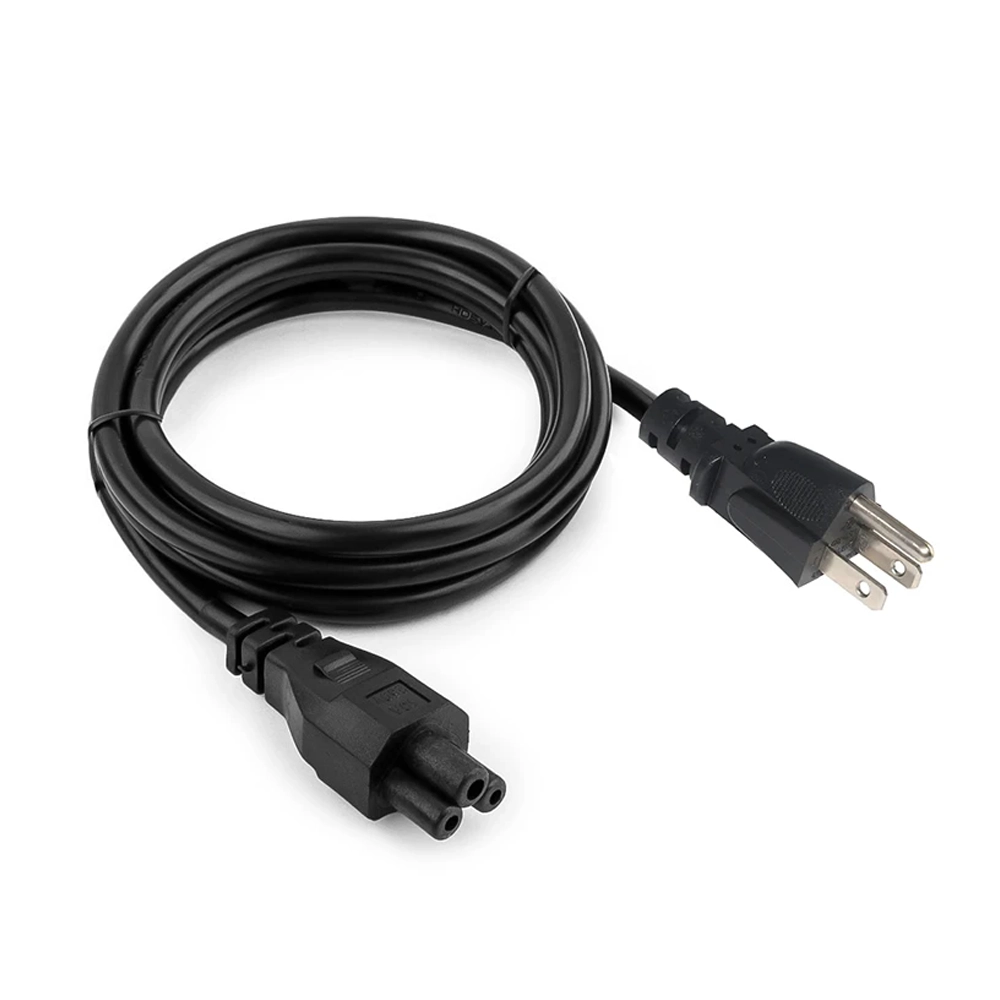Cable de Poder Trébol C5 de 1.8M Trautech PE-AC0031 Cable de Poder NEMA 5-15 a IEC320 C5 de 1.8MT, Cable de Poder para Adaptador de Laptop Trautech PE-AC0031