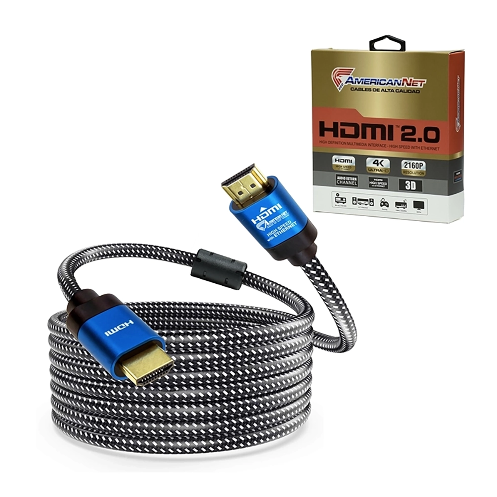 Cable HDMI American NET V2.0 4K Ultra HD GP-090