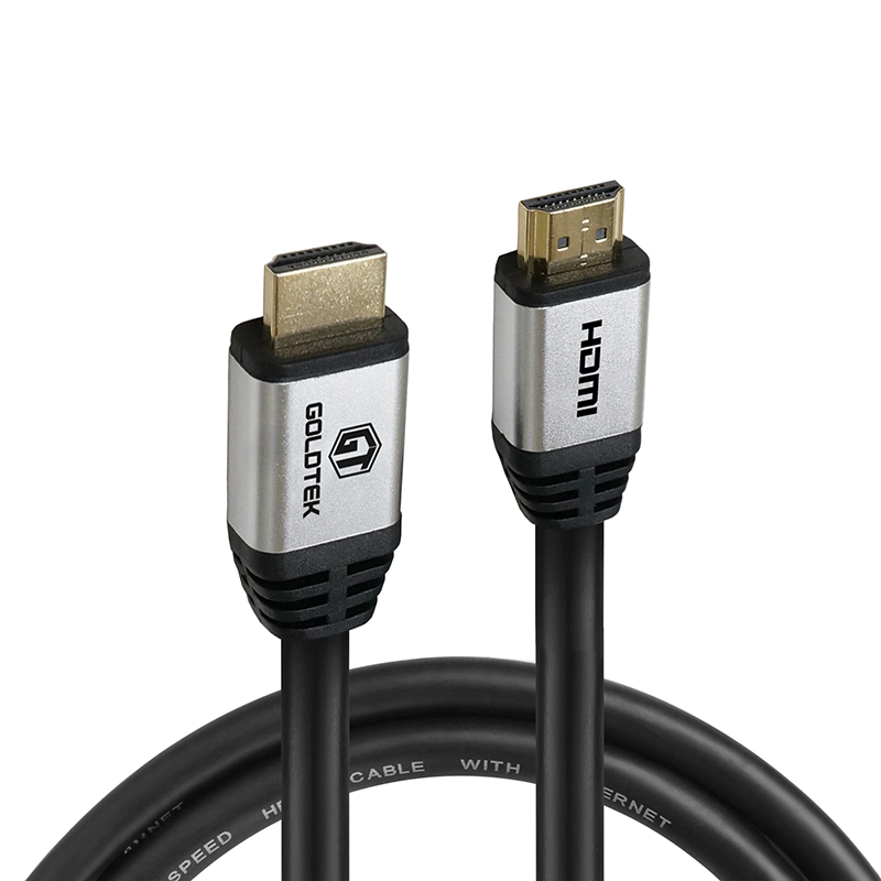 Cable HDMI de 180CM 4K Ultra HD Goldtek GTHD001 Cable HDMI de 1.8 Metros Ultra HD 4K@60hz, 3D, Audio Retorno, Ethernet, HDR, High Speed Goldtek GTHD001