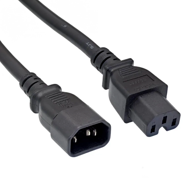 Cable de Poder UPS C14 a C15 de 180CM GP-130-CAP-GSYS Cable de Poder para UPS C14 a C15 de 1.8 Metros a 16AWG 250VAC 10A American NET